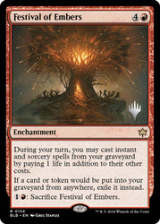Festival of Embers (Promo Pack) (Bloomburrow)\nPromo: Planeswalker Stamped\nSingle\nMagic The Gathering