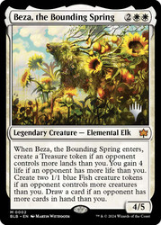 Beza, the Bounding Spring (Promo Pack) (Bloomburrow)\nPromo: Planeswalker Stamped\nSingle\nMagic The Gathering