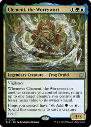 Clement, the Worrywort (Promo Pack) (Bloomburrow)\nPromo: Planeswalker Stamped\nSingle\nMagic The Gathering