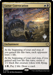 Lunar Convocation (Promo Pack) (Bloomburrow)\nPromo: Planeswalker Stamped\nSingle\nMagic The Gathering