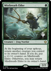 Mistbreath Elder (Promo Pack) (Bloomburrow)\nPromo: Planeswalker Stamped\nSingle\nMagic The Gathering
