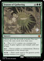 Season of Gathering (Promo Pack) (Bloomburrow)\nPromo: Planeswalker Stamped\nSingle\nMagic The Gathering