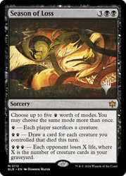 Season of Loss (Promo Pack) (Bloomburrow)\nPromo: Planeswalker Stamped\nSingle\nMagic The Gathering