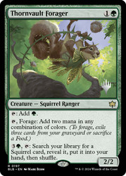 Thornvault Forager (Promo Pack) (Bloomburrow)\nPromo: Planeswalker Stamped\nSingle\nMagic The Gathering