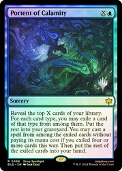 Portent of Calamity (Promo Pack) (Bloomburrow)\nPromo: Planeswalker Stamped\nSingle\nMagic The Gathering