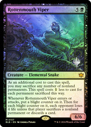 Rottenmouth Viper (Promo Pack) (Bloomburrow)\nPromo: Planeswalker Stamped\nSingle\nMagic The Gathering