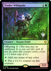 Tender Wildguide (Promo Pack) (Bloomburrow)\nPromo: Planeswalker Stamped\nSingle\nMagic The Gathering