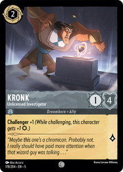 Kronk Unlicensed Investigator