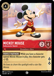 Mickey Mouse Enthusiastic Dancer