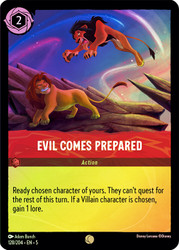 Evil Comes Prepared