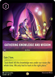 Gathering Knowledge And Wisdom