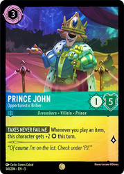 Prince John Opportunistic Briber