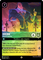 Kronk Head Of Security