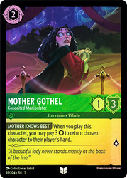 Mother Gothel Conceited Manipulator