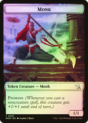{Monk Token} // {Spirit Token} (Red/White)\nMarch of the Machine\nSingle\nMagic The Gathering