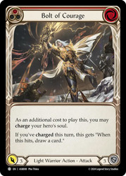 Bolt of Courage Red Singles