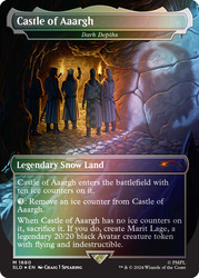 Dark Depths (Castle of Aaargh) (Monty Python) (Secret Lair) (Borderless)\nPromo: General\nSingle\nMagic The Gathering