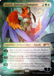 Huatli, Radiant Champion (Secret Lair) (Borderless)\nPromo: General\nSingle\nMagic The Gathering