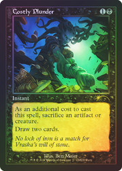 Costly Plunder (Commander Party) (Retro Frame)\nPromo: General\nSingle\nMagic The Gathering