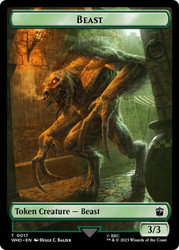 {Beast Token} // {Fish Token}
Doctor Who Commander
Single
Magic: The Gathering
