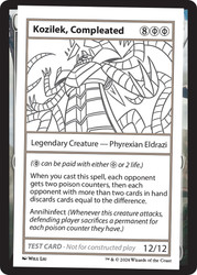 Kozilek, Compleated\nMystery Booster - Test Cards (No Symbol)\nSingle\nMagic The Gathering