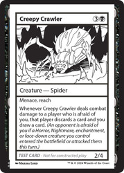 Creepy Crawler\nMystery Booster - Test Cards (No Symbol)\nSingle\nMagic The Gathering