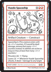 Vuzzle Spaceship\nMystery Booster - Test Cards (No Symbol)\nSingle\nMagic The Gathering