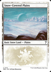 Snow-Covered Plains\nMystery Booster 2\nSingle\nMagic The Gathering