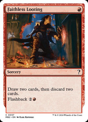 Faithless Looting\nMystery Booster 2\nSingle\nMagic The Gathering