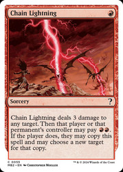 Chain Lightning\nMystery Booster 2\nSingle\nMagic The Gathering