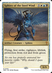 Sphinx of the Steel Wind\nMystery Booster 2\nSingle\nMagic The Gathering