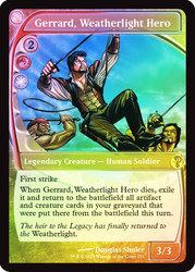 Gerrard, Weatherlight Hero\nMystery Booster 2\nSingle\nMagic The Gathering