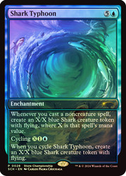 Shark Typhoon (Store Championship) (Full Art)\nPromo: General\nSingle\nMagic The Gathering