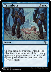 Turnabout\nPlaneswalker Symbol Reprints\nSingle\nMagic The Gathering