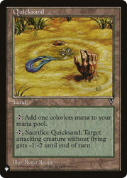 Quicksand\nPlaneswalker Symbol Reprints\nSingle\nMagic The Gathering