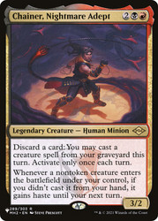 Chainer, Nightmare Adept\nPlaneswalker Symbol Reprints\nSingle\nMagic The Gathering