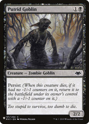 Putrid Goblin\nPlaneswalker Symbol Reprints\nSingle\nMagic The Gathering