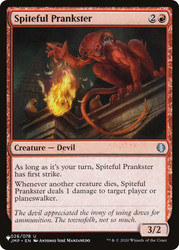 Spiteful Prankster\nPlaneswalker Symbol Reprints\nSingle\nMagic The Gathering