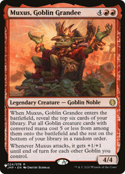 Muxus, Goblin Grandee\nPlaneswalker Symbol Reprints\nSingle\nMagic The Gathering