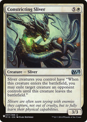 Constricting Sliver\nPlaneswalker Symbol Reprints\nSingle\nMagic The Gathering