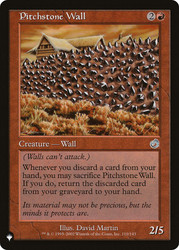 Pitchstone Wall\nPlaneswalker Symbol Reprints\nSingle\nMagic The Gathering