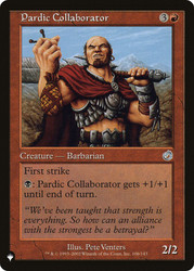 Pardic Collaborator\nPlaneswalker Symbol Reprints\nSingle\nMagic The Gathering