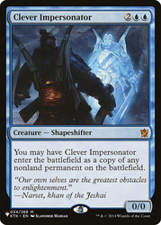 Clever Impersonator\nPlaneswalker Symbol Reprints\nSingle\nMagic The Gathering