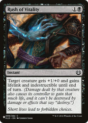 Rush of Vitality\nPlaneswalker Symbol Reprints\nSingle\nMagic The Gathering