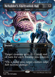 Defile (Beholder's Enervation Ray) (Dungeons &amp; Dragons) (Secret Lair) (Borderless)\nPromo: General\nSingle\nMagic The Gathering