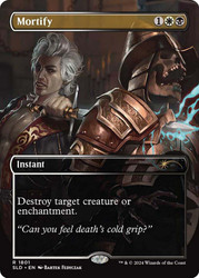 Mortify (Dungeons &amp; Dragons) (Secret Lair) (Borderless)\nPromo: General\nSingle\nMagic The Gathering
