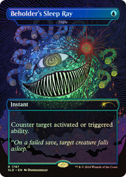 Stifle (Beholder's Sleep Ray) (Dungeons &amp; Dragons) (Secret Lair) (Borderless)\nPromo: General\nSingle\nMagic The Gathering