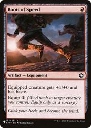 Boots of Speed\nPlaneswalker Symbol Reprints\nSingle\nMagic The Gathering