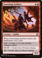 Swarming Goblins\nPlaneswalker Symbol Reprints\nSingle\nMagic The Gathering