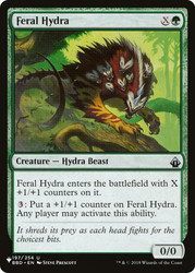 Feral Hydra\nPlaneswalker Symbol Reprints\nSingle\nMagic The Gathering